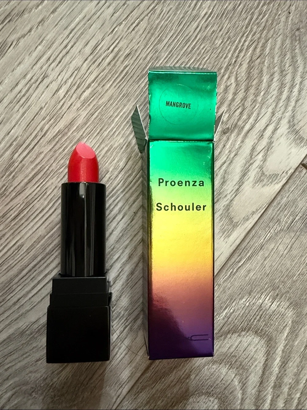 MAC Cosmetics Lipstick - Green, Yellow, Purple Gradient Packaging